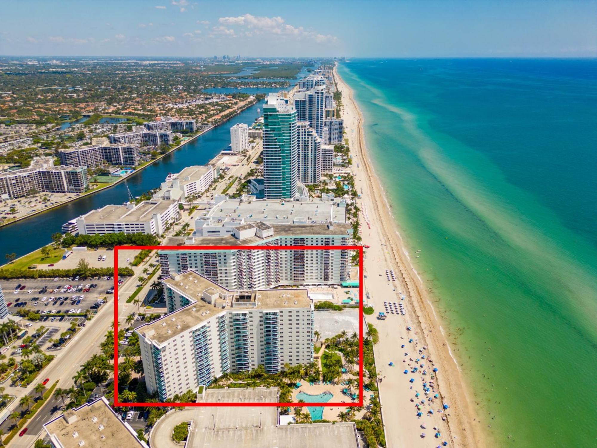 Modern 1 Bdr Oceanview With Direct Beach Access! Hollywood Kültér fotó